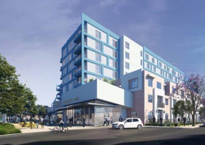 Crenshaw Crossing building rendering